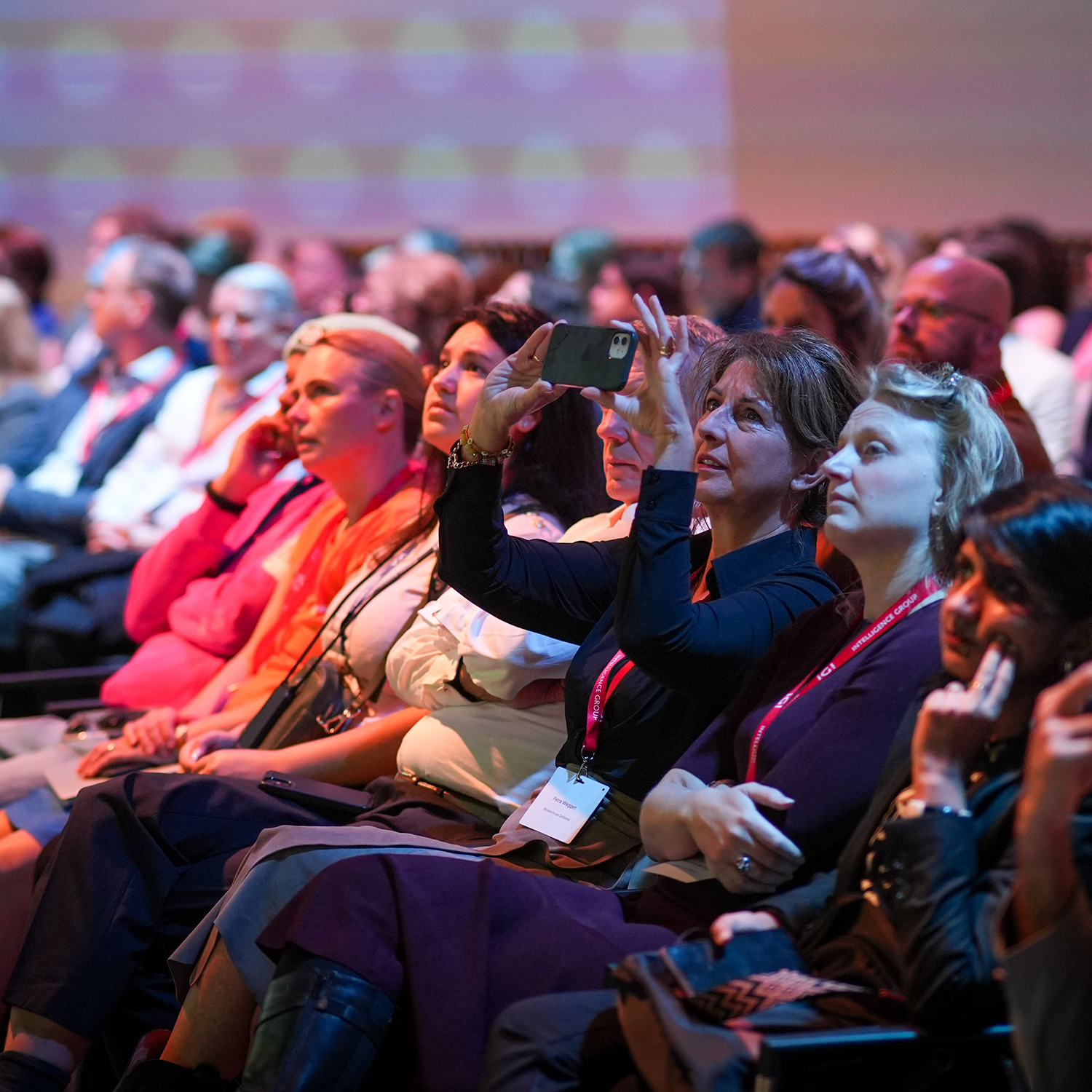 Conference sessions and networking