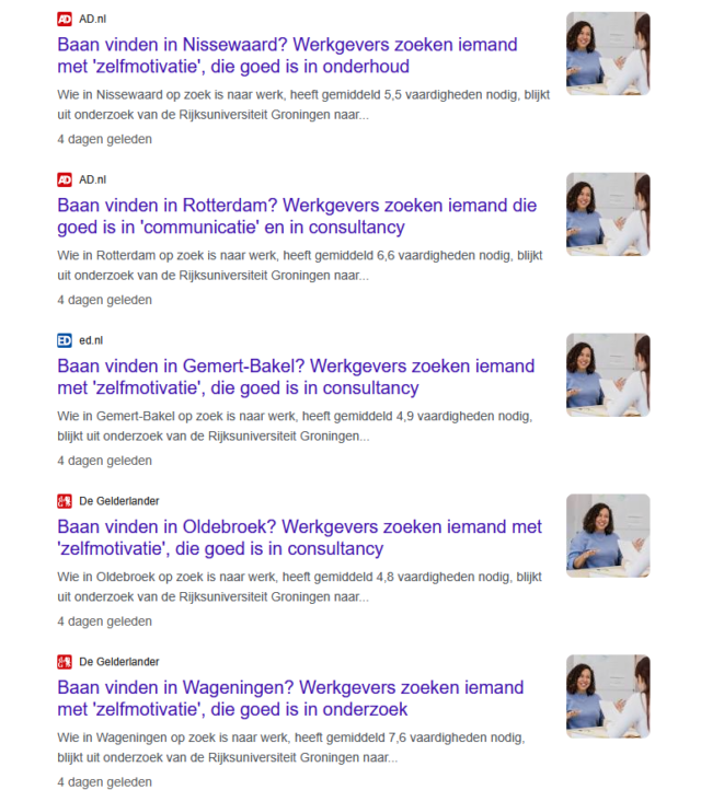 Hij promoveert er pas 22 mei op. Maar nu al haalde de dissertatie van de Groningse onderzoeker Harm-Jan Rouwendal bijna alle kranten. Tenminste... toen er een handig kaartje bij geleverd werd, waarmee lokale media hun eigen krent uit de pap konden halen.
