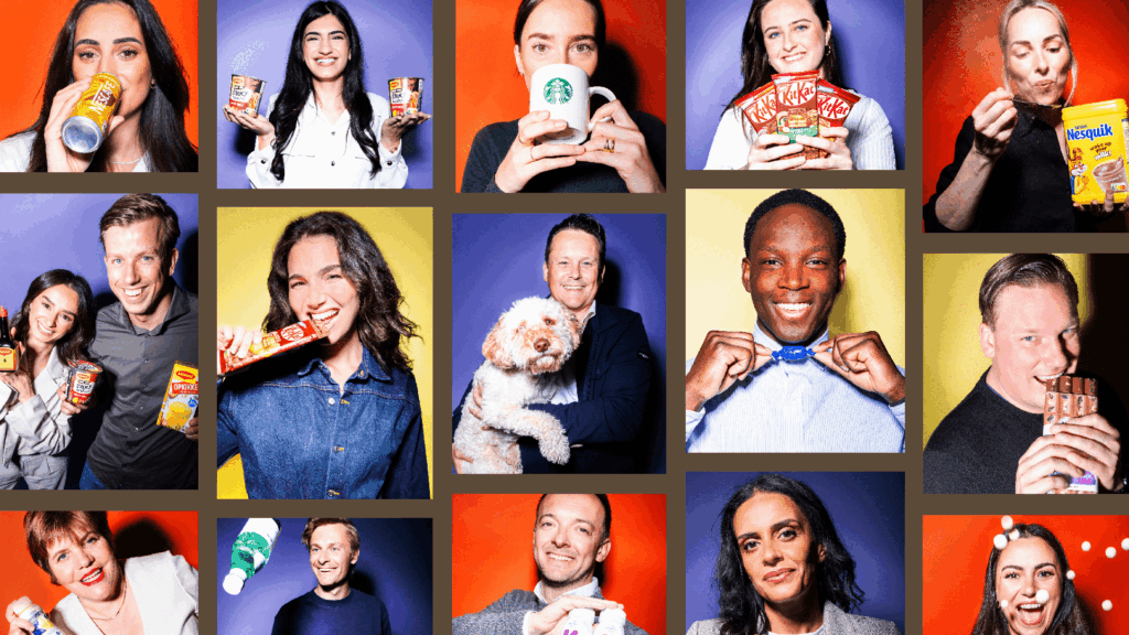 Waarom Nestlé in nieuwe campagne collega’s, een influencer én een hond in de hoofdrol zet