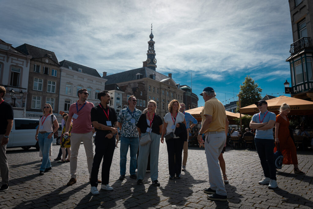 Eerst wandelen in Den Bosch, en daarna wat slimmer weer naar huis