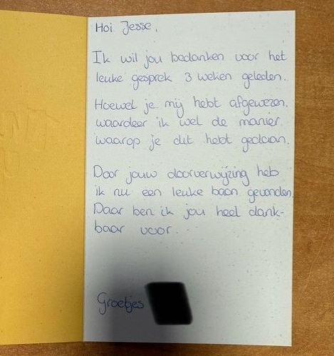 Van afwijzen wordt niemand blij… maar wat als je iedereen kunt doorverwijzen?