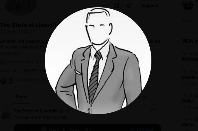 Lachen om LinkedIn: op Twitter kan het gelukkig nog steeds