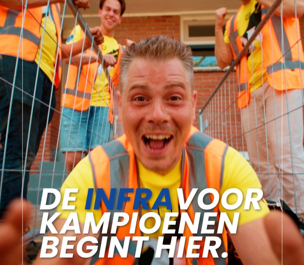 Slotfase van de klus, alles moet perfect zijn (inzending B O Infra B.V.)