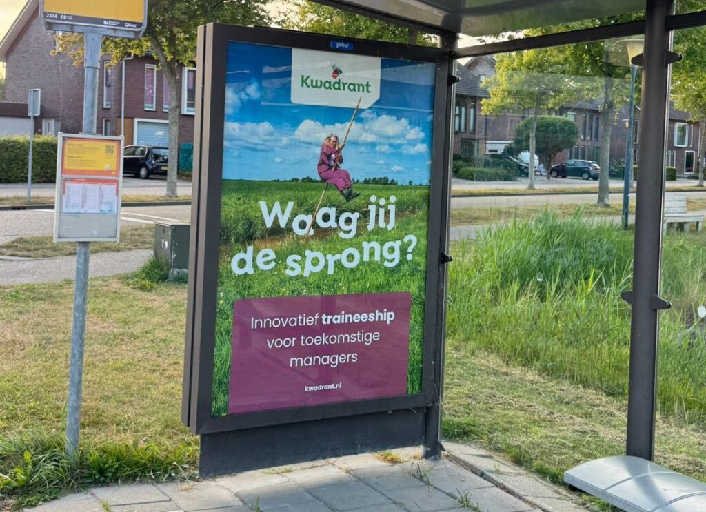 Waag jij de sprong? Werving 10 managementtrainees met ‘fierljep’-thema (inzending Kwadrant)